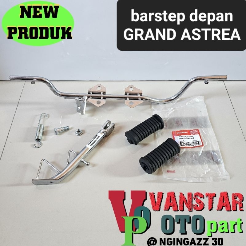 BARSTEP DEPAN GRAND ASTREA LEGENDA PRIMA STAR WARNA CHROME LENGKAP