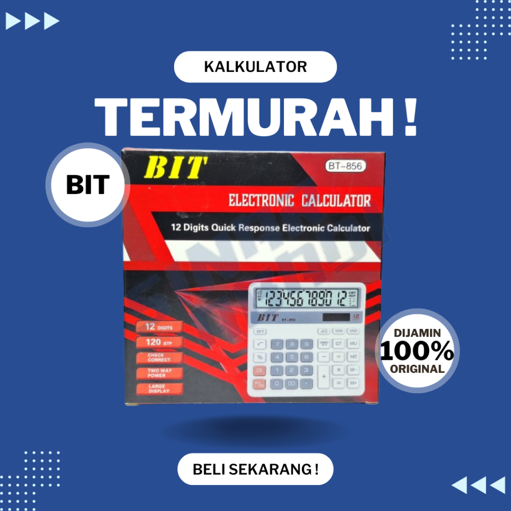 

Kalkulator BIT BT-856 Layar Besar