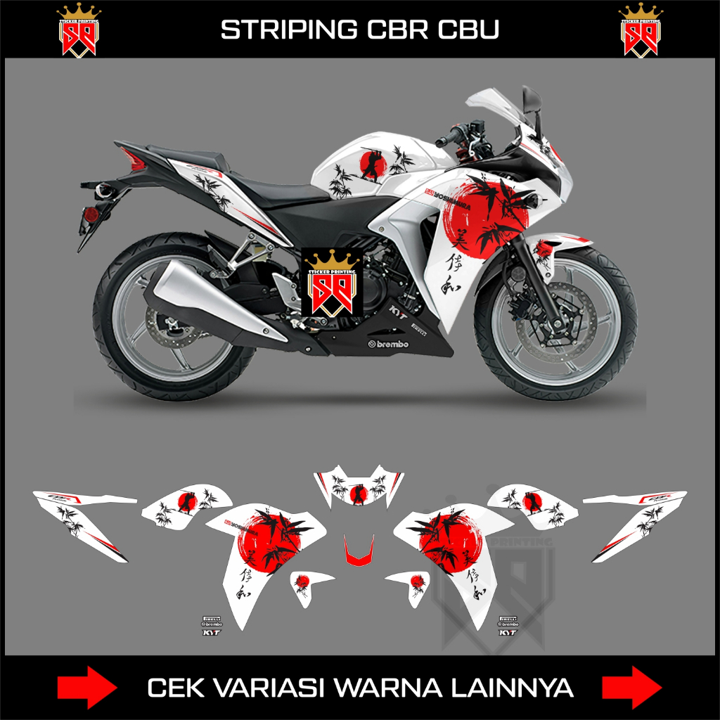 STRIPING CBR 150 CBU / DECAL STICKER HONDA CBR CBU 150