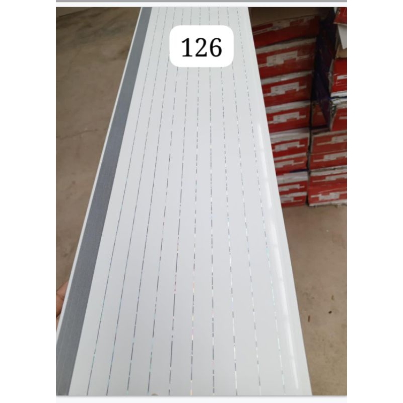 Plafon PVC per 1 meter 1lembar panjang 6meter