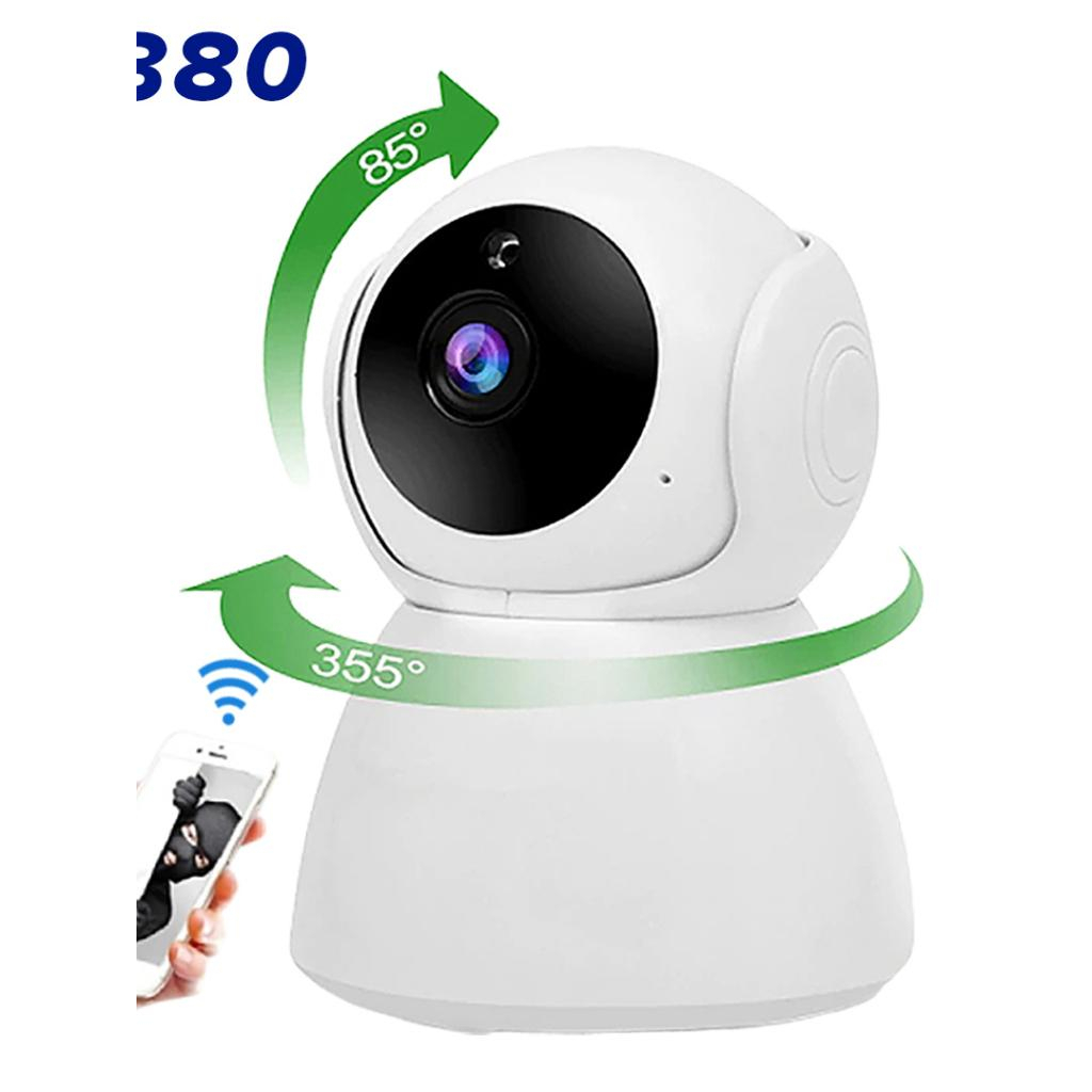 Snowman V380 pro  cctv mini Smart Indoor IP Camera Full HD 1440P 3MP PTZ Kamera 360° Lihat Kamera Pe