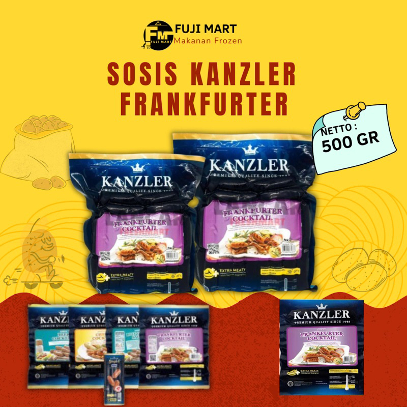 

Kanzler sosis frankfurter cocktail 500gr