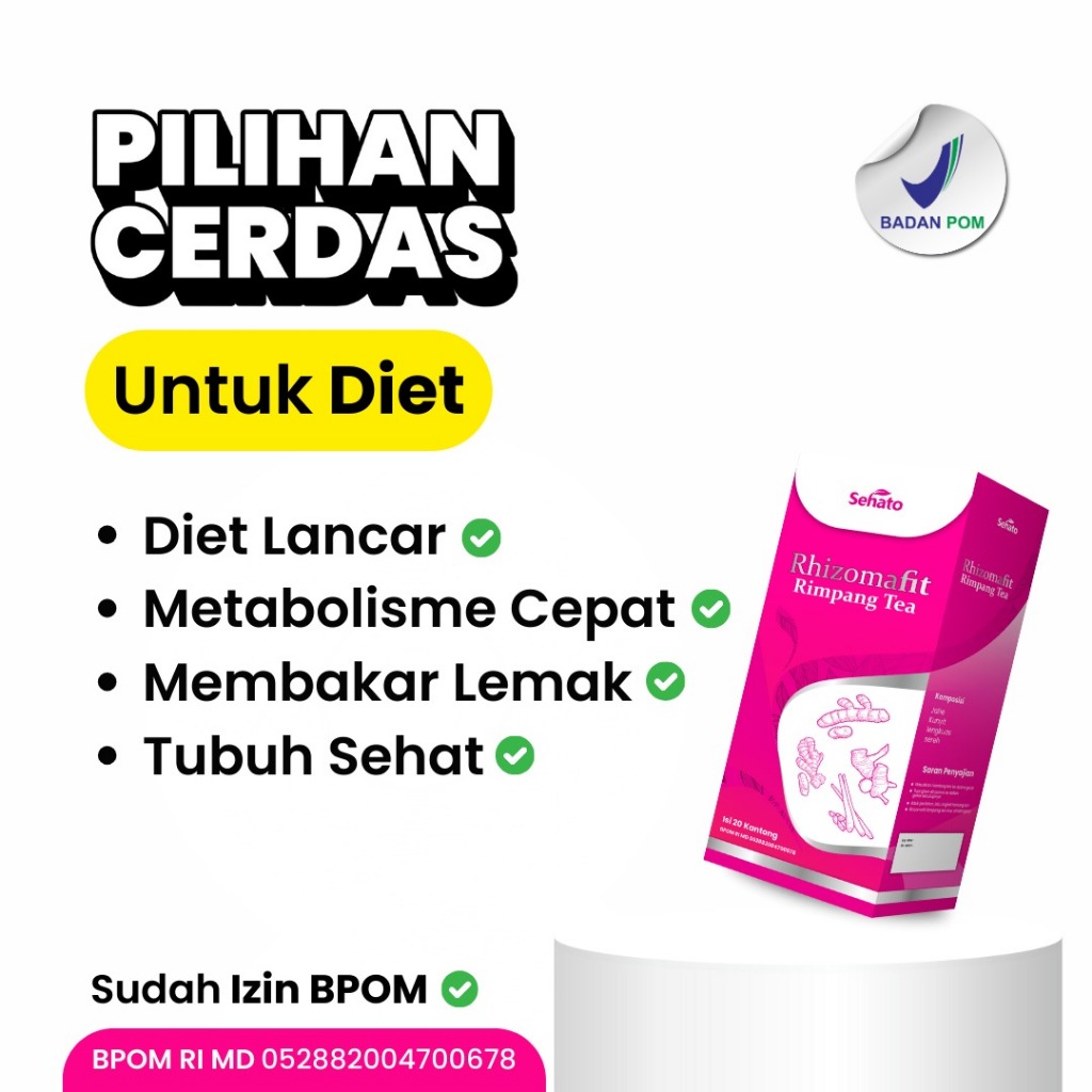 

Rhizomafit Rimpang Tea/Teh Rimpang Isi 20 Kantong | BPOM ORIGINAL