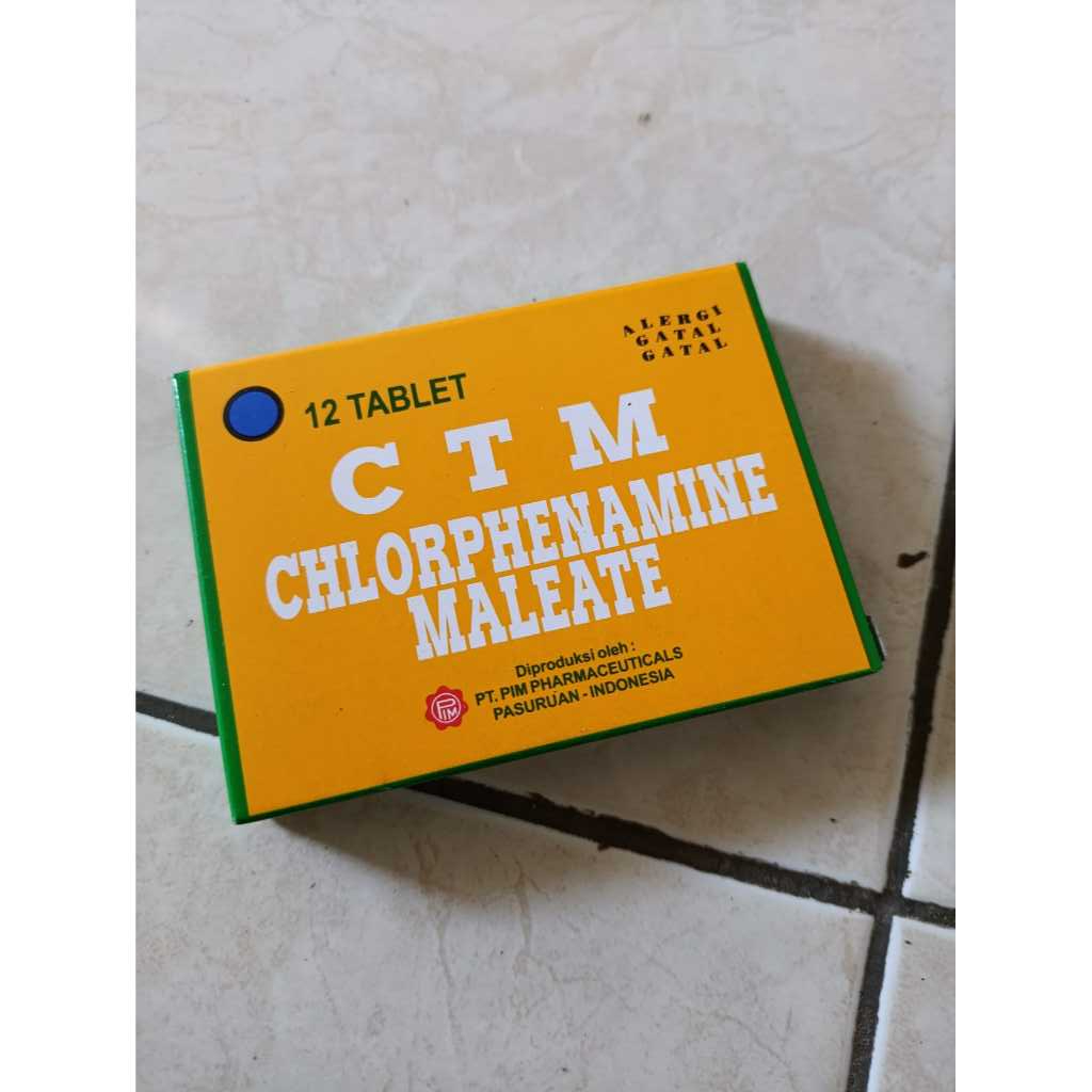 CTM TABLET OBAT ALERGI 12 TABLET