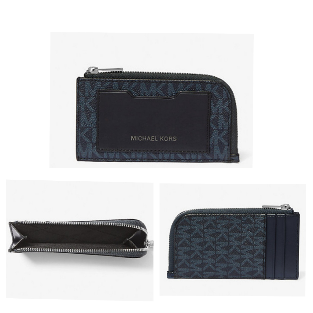 Dompet MK Gifting L-zip around card case sign sz 13x8cm