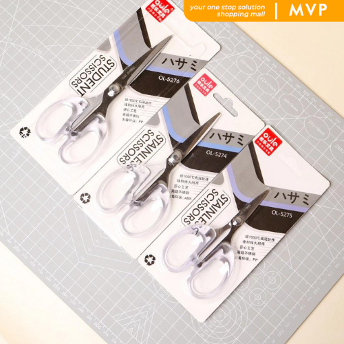 

MVP Gunting Kertas Transparan Multifungsi Gunting Stainless Steel Transparan 3 Ukuran