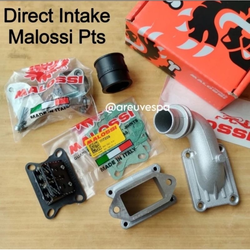 Direct intake MALOSSI Italy plus membran utk Vespa Pts Smallframe