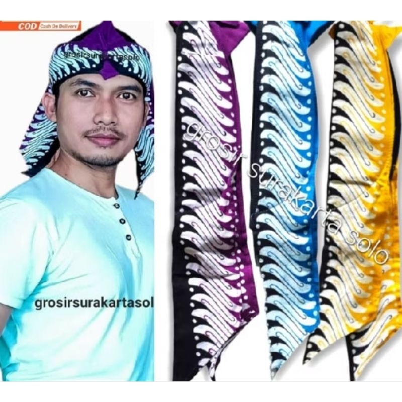 Udeng jadi motif jawa timuran