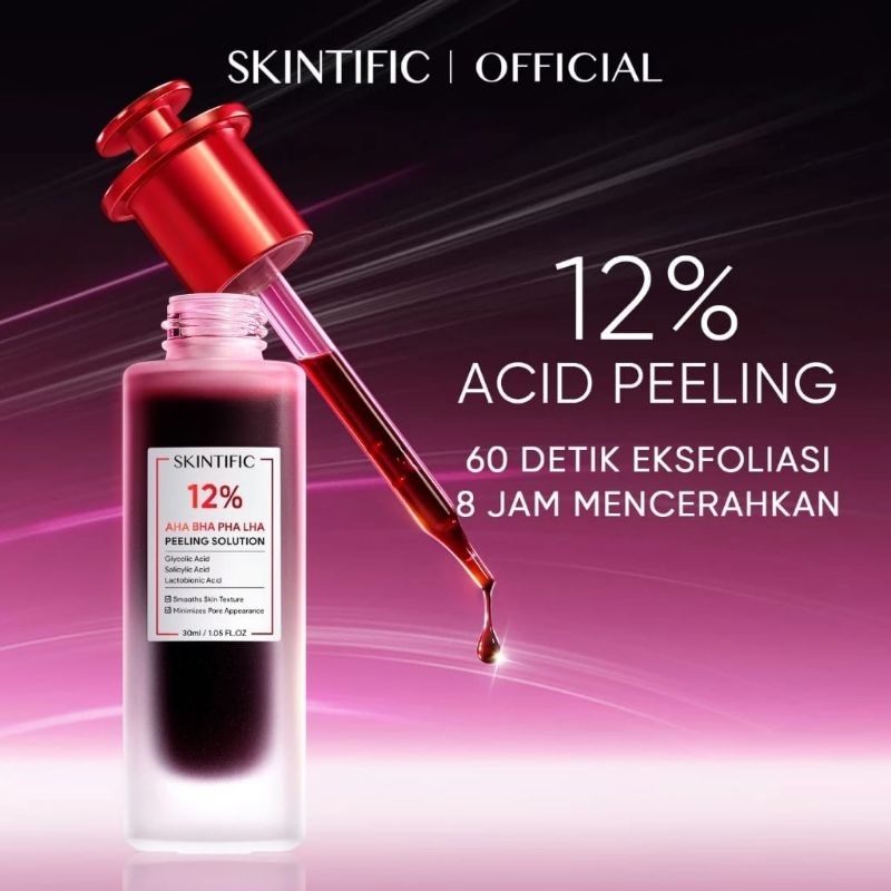 SKINTIFIC Skintific skintific - SKINTIFIC Skintific 12% AHA BHA PHA LHA Peeling Solution - Skintific