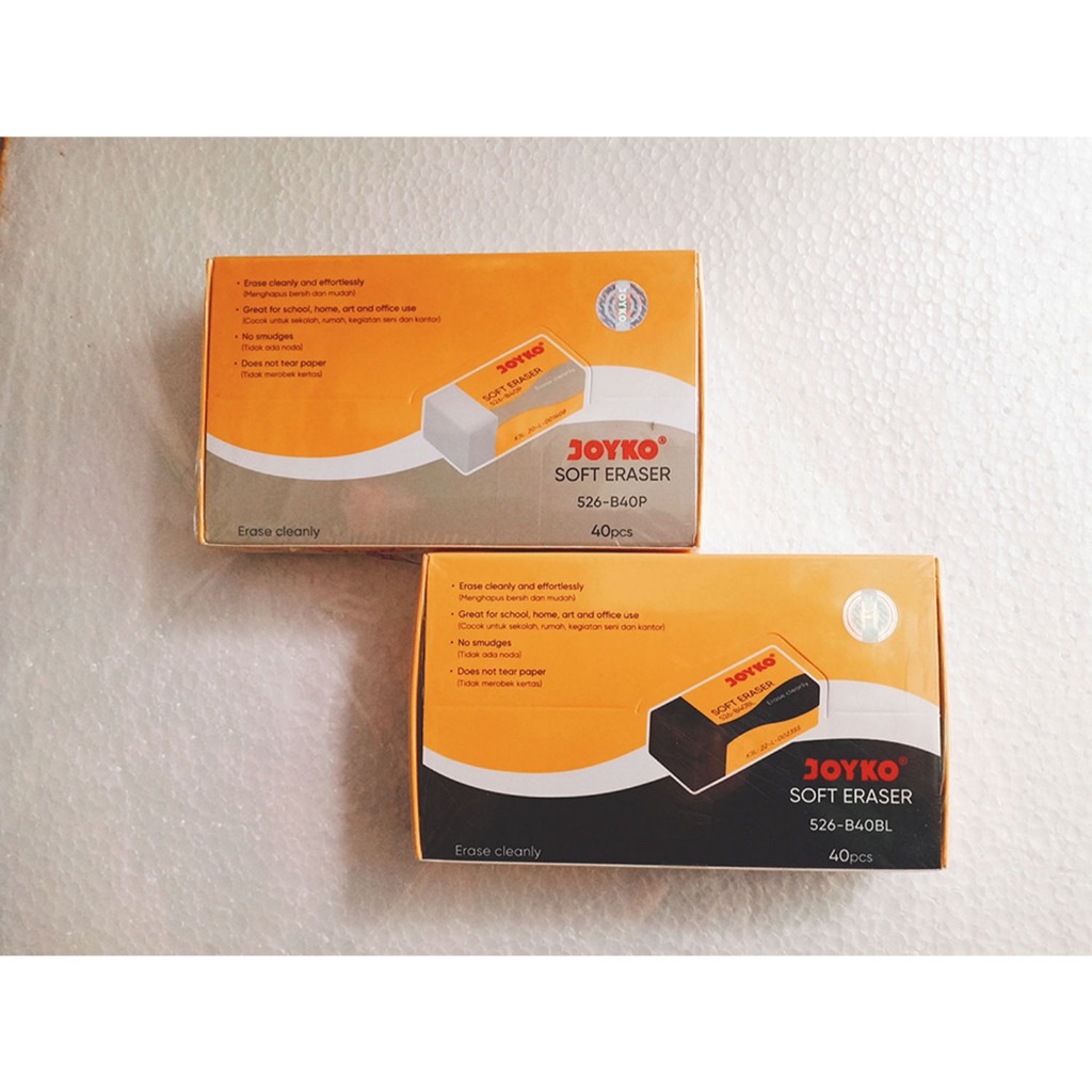 

Penghapus Joyko 526 B40BL&P 1Dus Isi 40Pcs