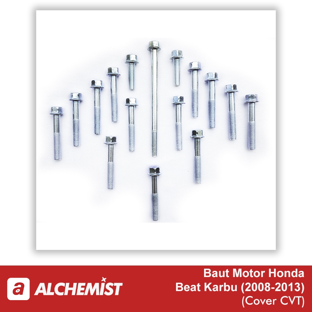 Baut Cvt Beat Karbu Full Set / Baud Cover Cvt Beat Karburator Full Set / Cod Baut Cvt Beat Karbu