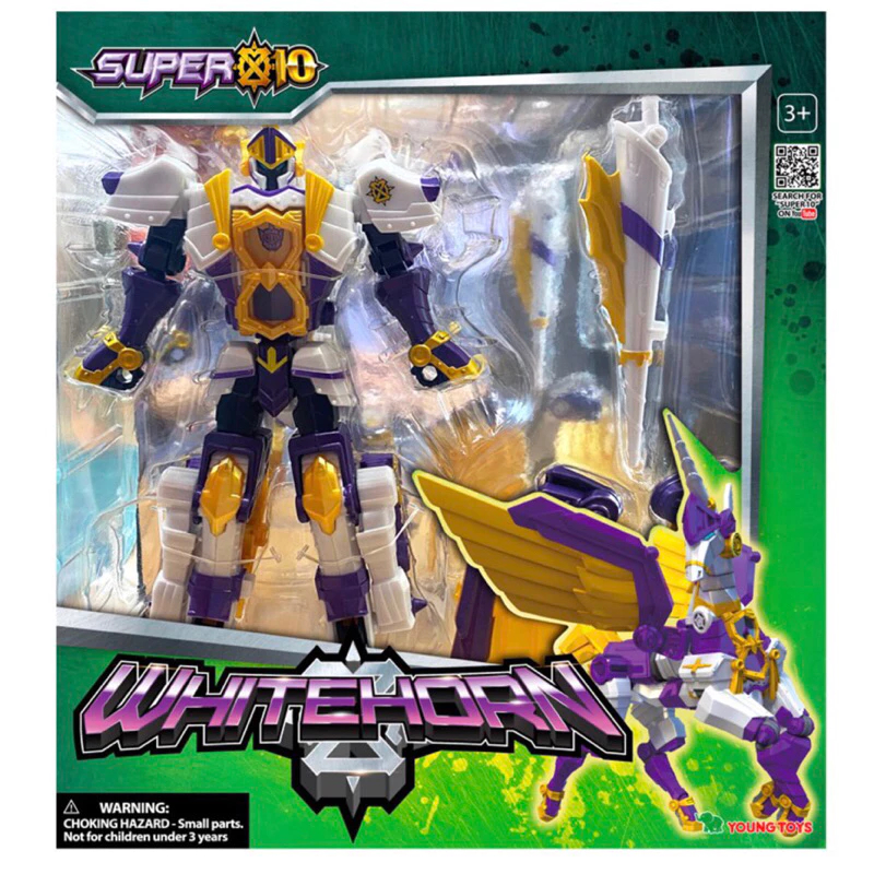Super 10 S1 Robot Whitehorn Original Young Toys Korea