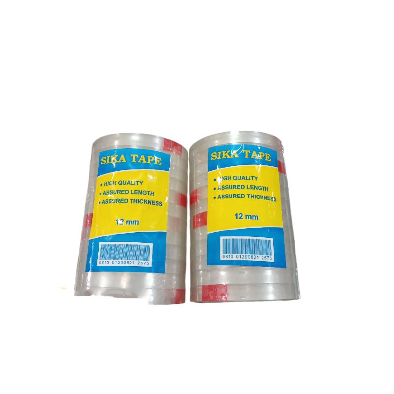 

[12roll] ISOLASI SIKA 1/2x72 | ISOLASI LINGKARAN BESAR TEBAL