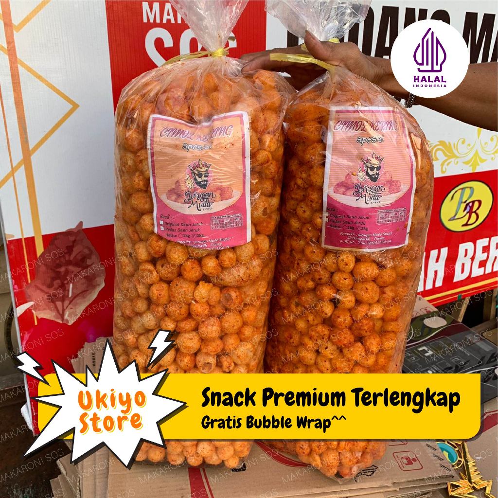 

UKIYO - CIMOL KERING PEDAS TERMURAH TERLENGKAP TERENAK GROSIR SNACK KILOAN 1 KG