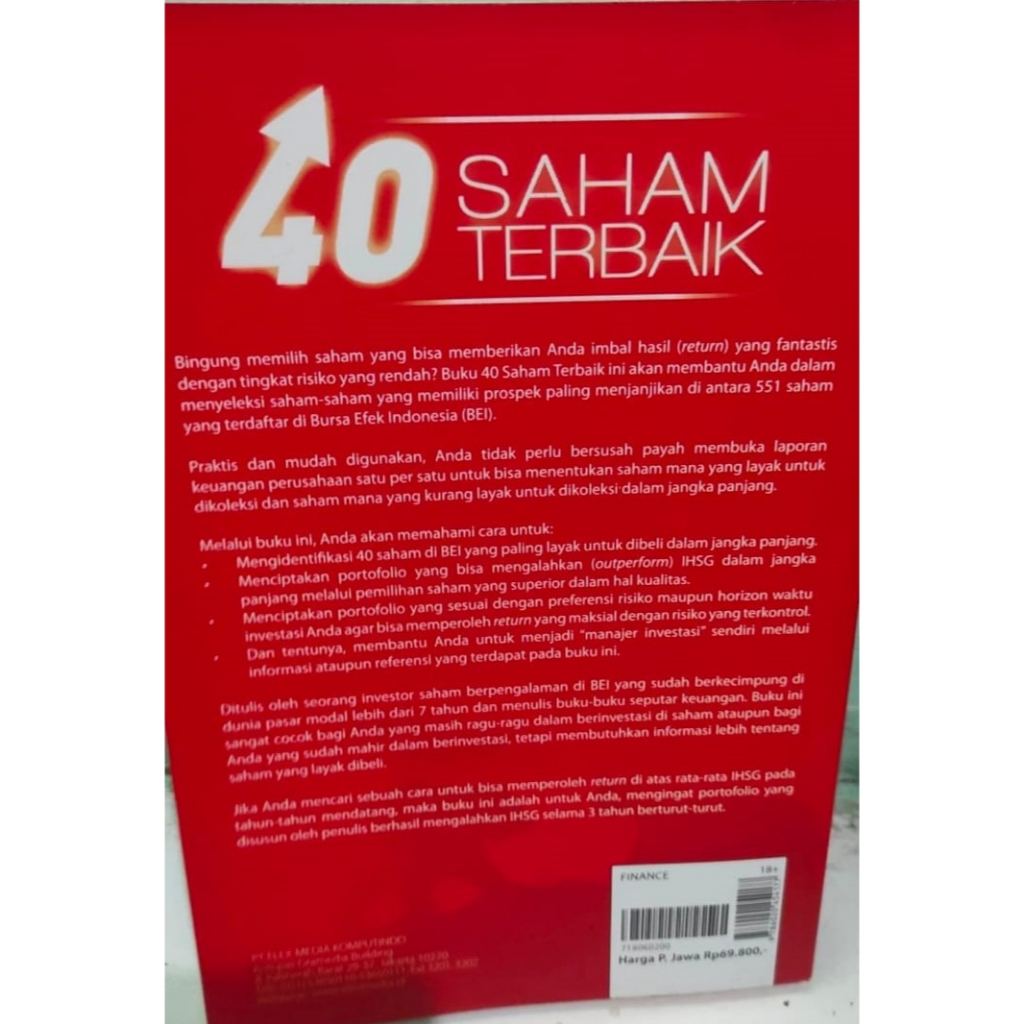 buku bekas 40 saham terbaik