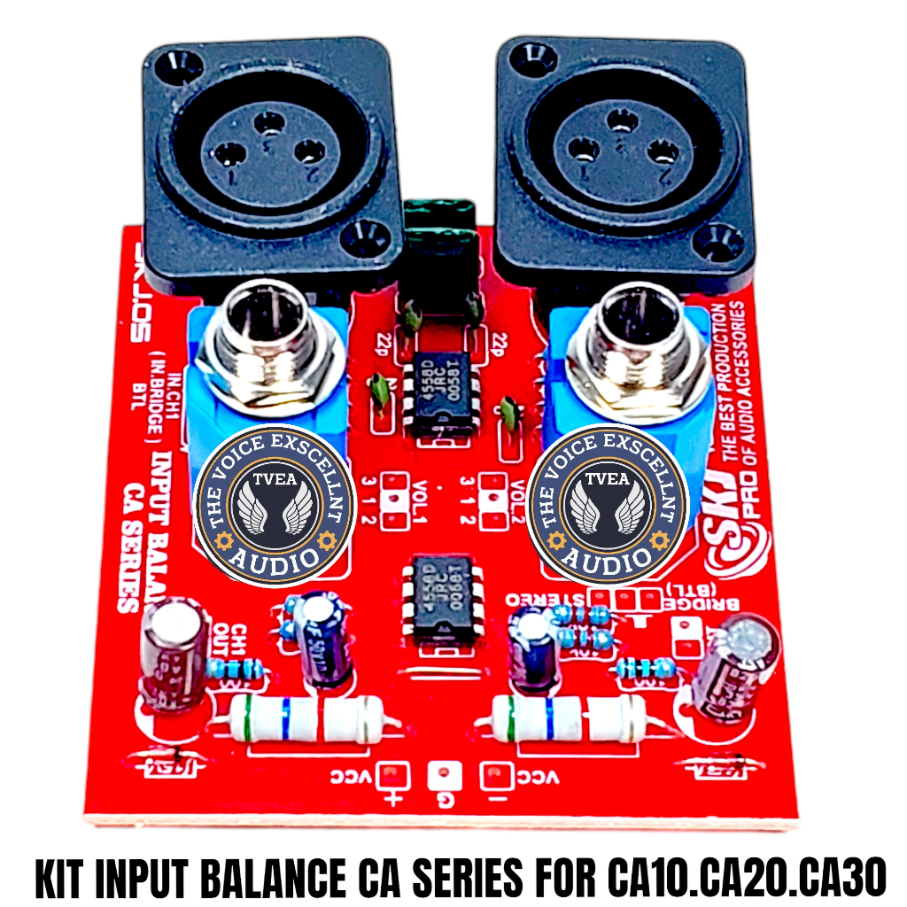 Kit Ca Series input Balance Panel Ca belakang Stereo