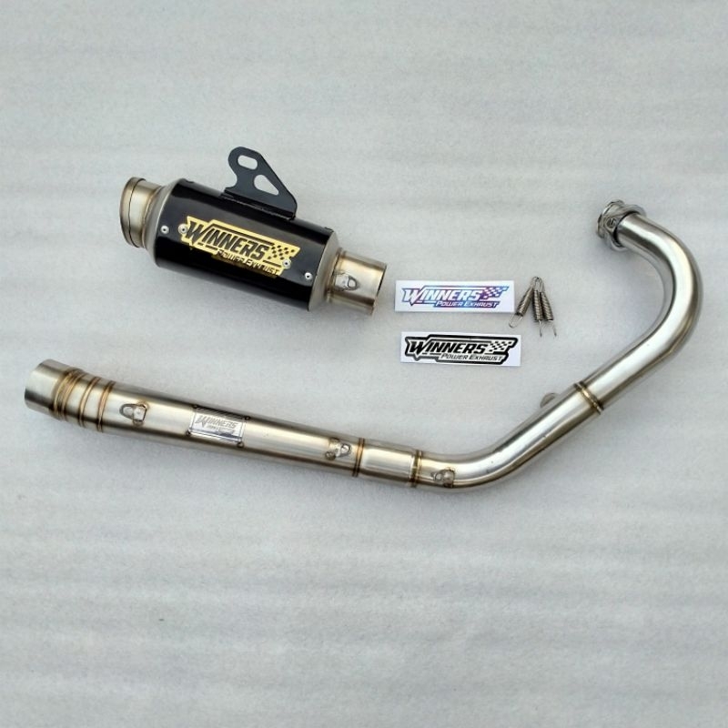 knalpot Winners mx king solo style Bore up