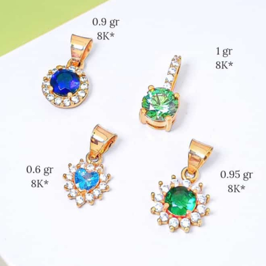 LIONTIN MATA BIRU / LIONTIN MATA HIJAU / LIONTIN MINIMALIS 8K-Djoyoredjo