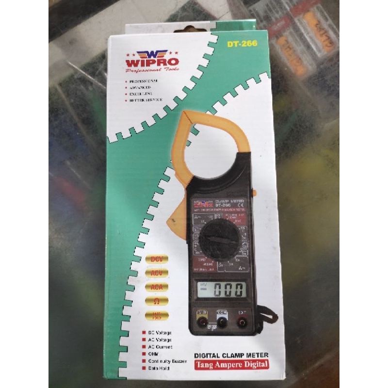 TANG AMPERE DIGITAL/DIGITAL CLAMP METER DT-266 WIPRO
