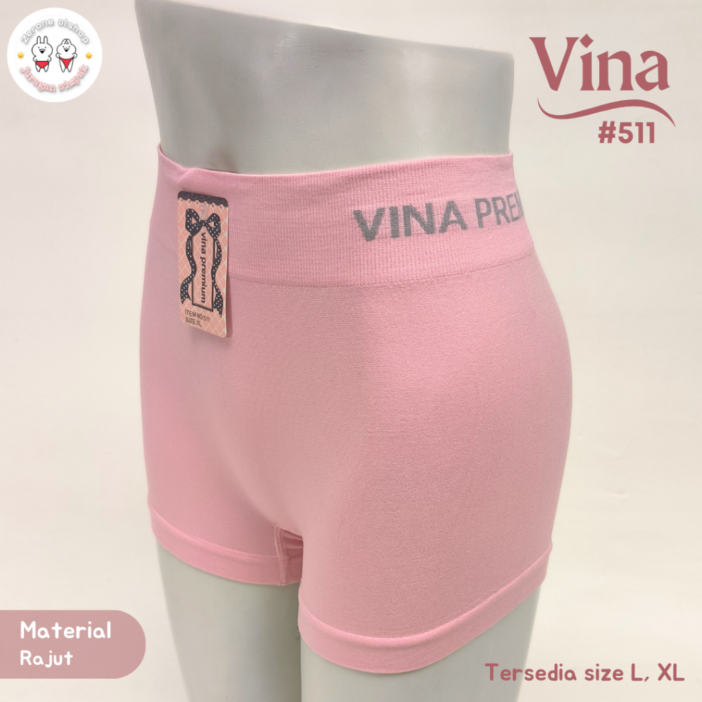 1 PCS CDW VINA #511 CELANA DALAM CD BOXER SEMPAK REMAJA DEWASA WANITA PEREMPUAN CEWEK