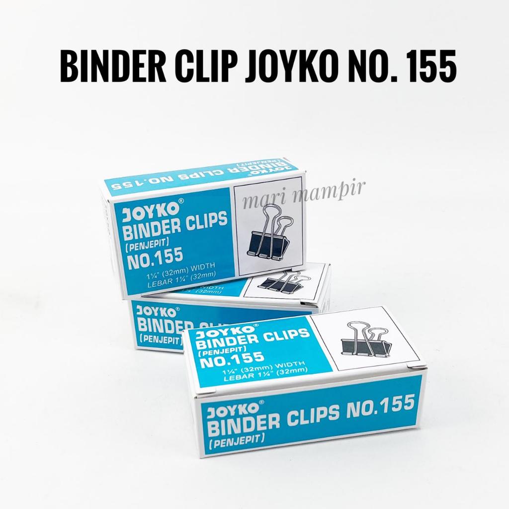 

BINDER CLIP / PAPER CLIP JOYKO / KENKO NO. 155 ( 12 PCS )