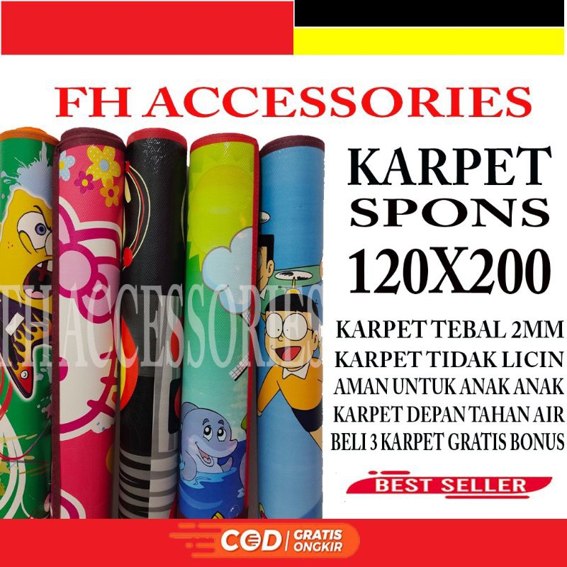 karpet spon karakter /120 x 200 / tikar spon plastik/ TERMURAH  / 2mm/tikar lantai/termurah