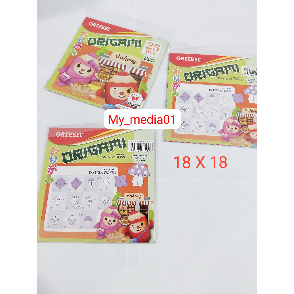 

KERTAS ORIGAMI KERTAS LIPAT PAPER CRAFT ART GREEBEL 18X18 ISI 25 LEMBAR TERMURAH