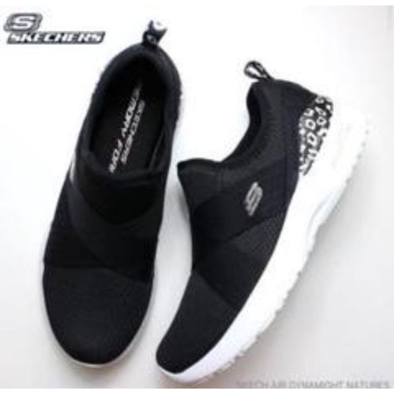 Preloved Skechers Skech-Air Dynamight Women's Sneakers shoes-black