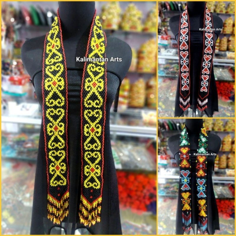 Syal Manik Dayak Motif C