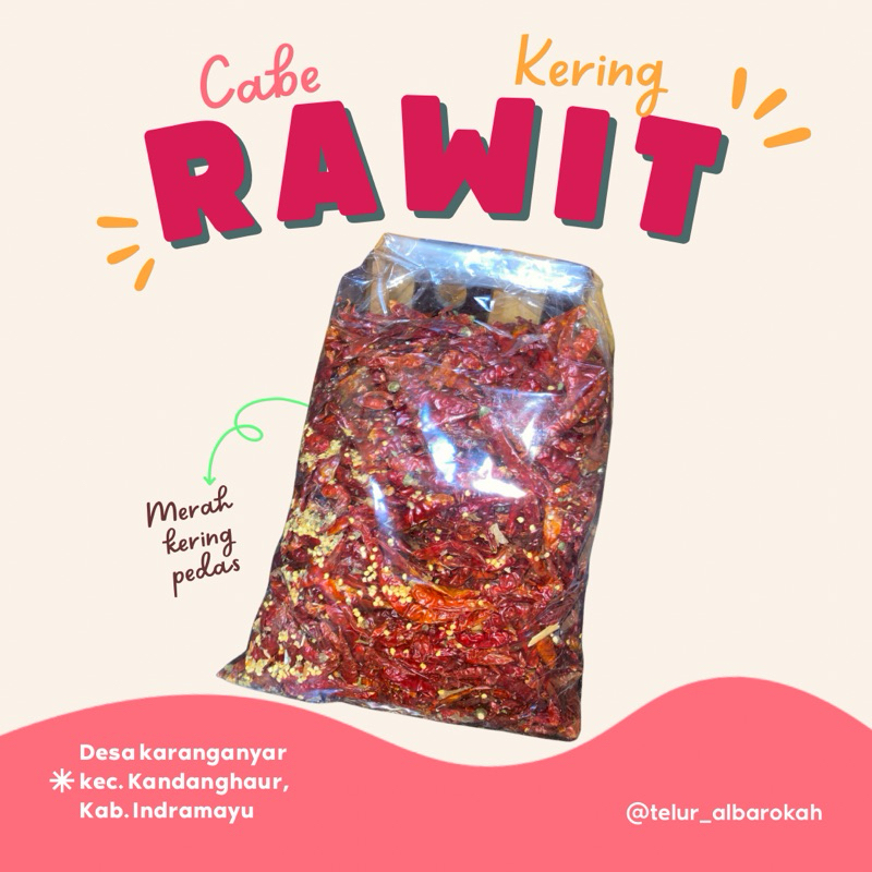 

Cabe RAWIT Kering kualitas super 1kg