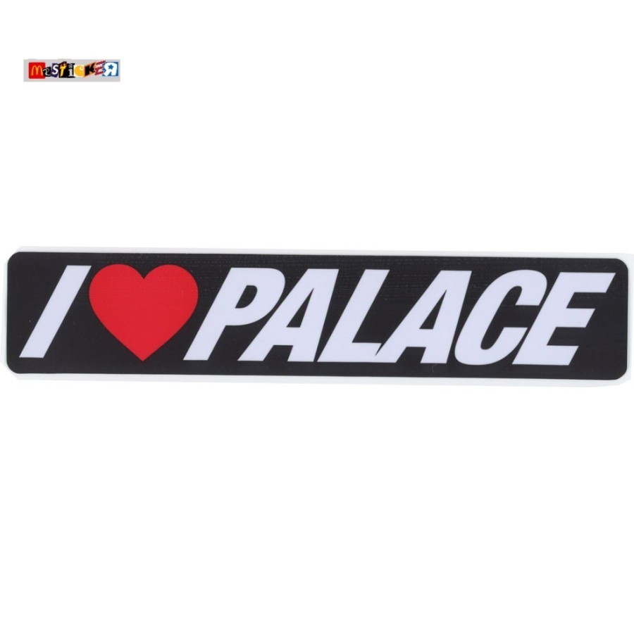 

sticker i love PALACE skateboards logo stiker