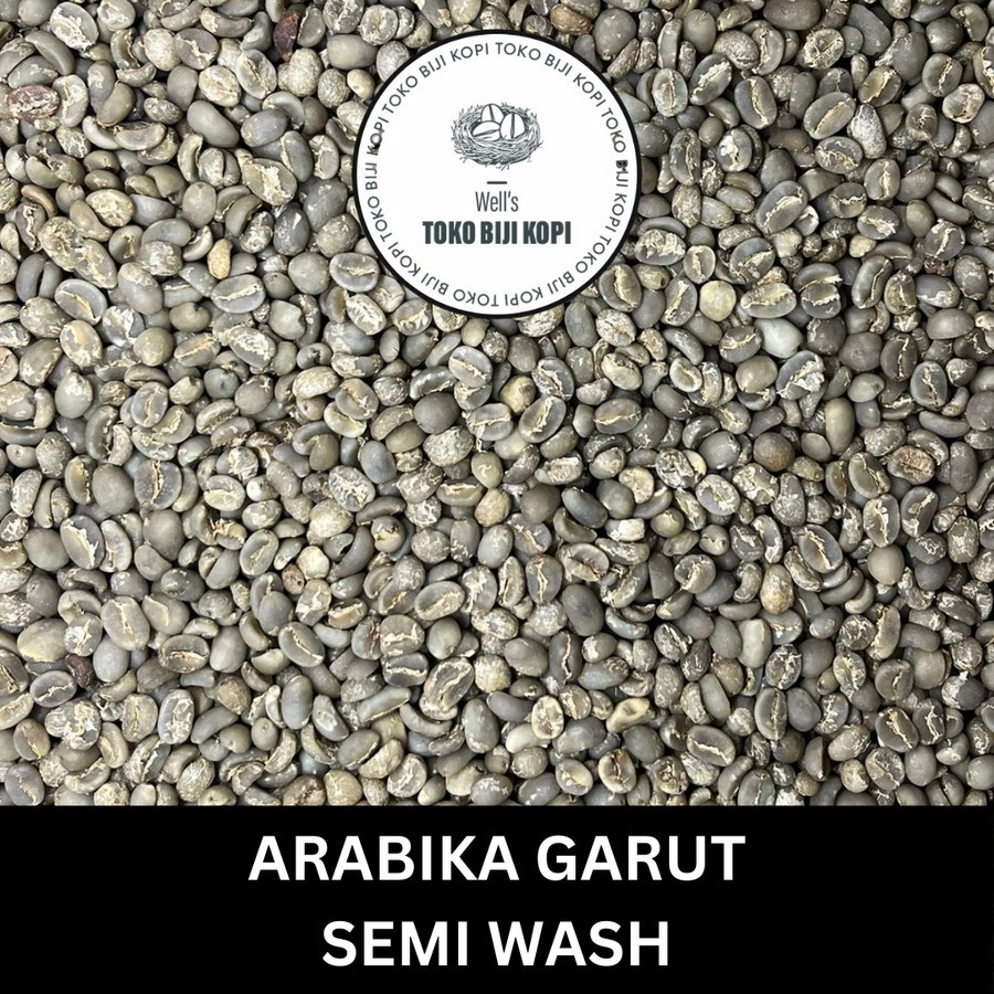 

Green Bean Kopi Mentah Arabika Garut Jawa Barat Semi Wash Grade 1 - 1 kg