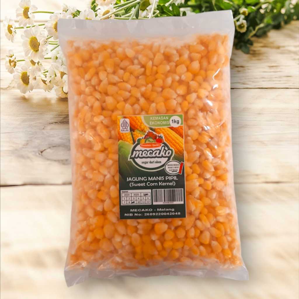 

HALAL Jagung Manis Pipil Beku (Frozen Sweet Corn) 1KG