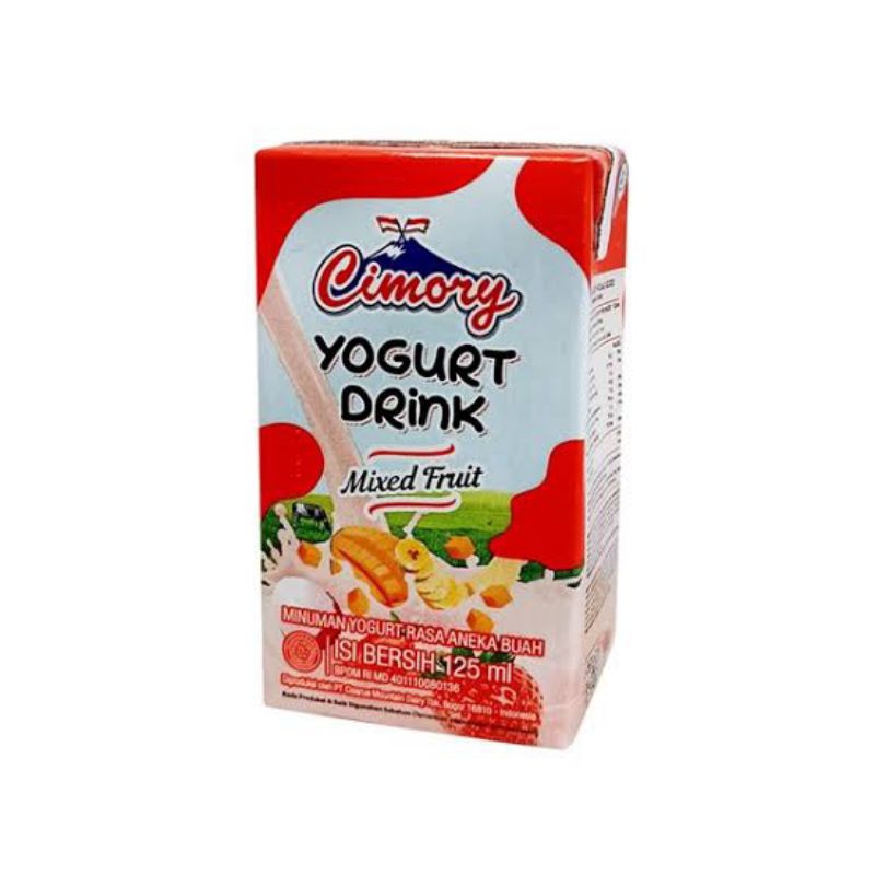 

Cimory Yogurt Drink 125 ml Rasa Blueberry, Mixed Fruits, Strawberry