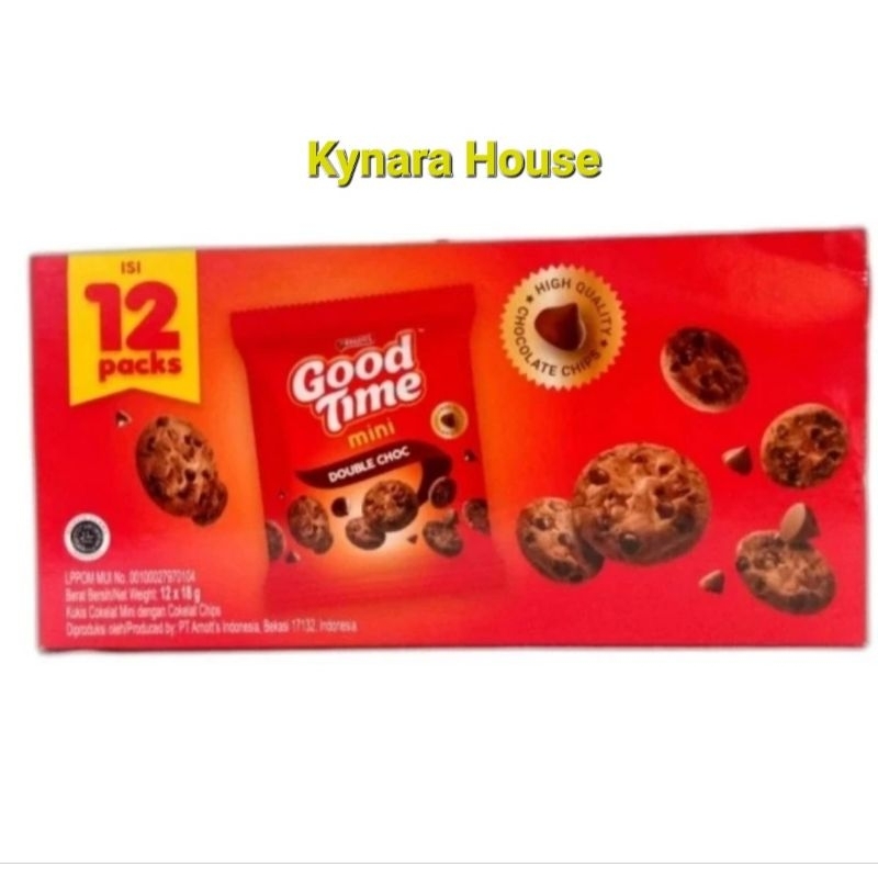 

Good Time Cookies Chocochips Mini Double Choc 72x18gr (1 Dus isi 6 Box)