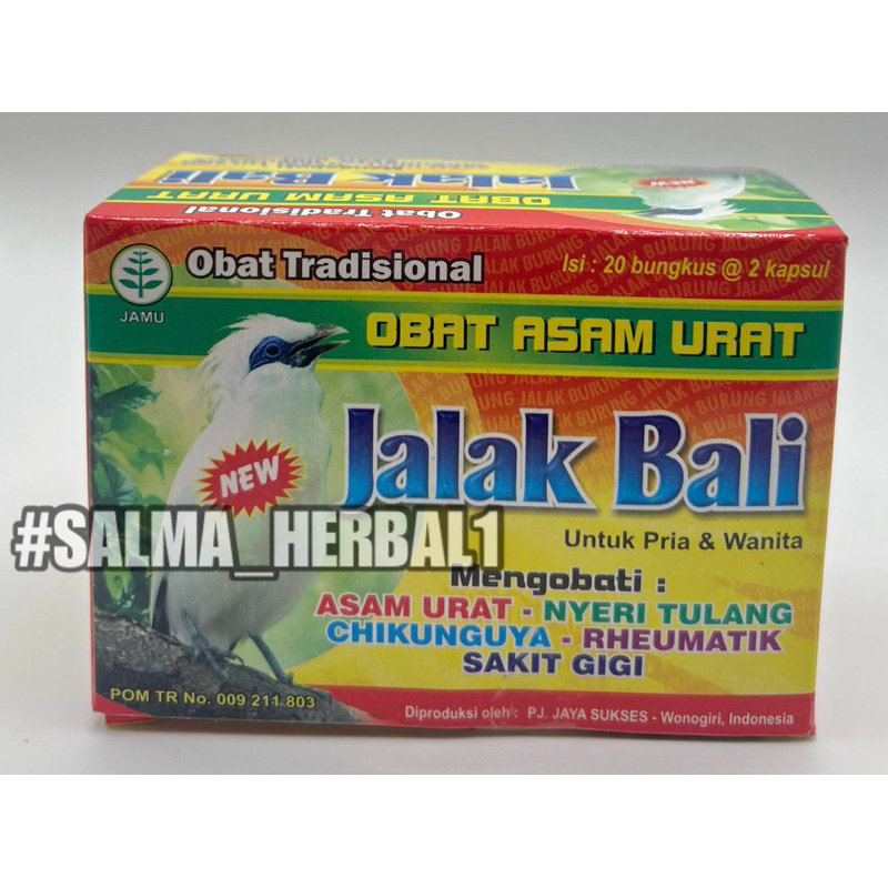 

JALAK BALI KAPSUL || ASAM URAT || PEGALINU || ORIGINAL