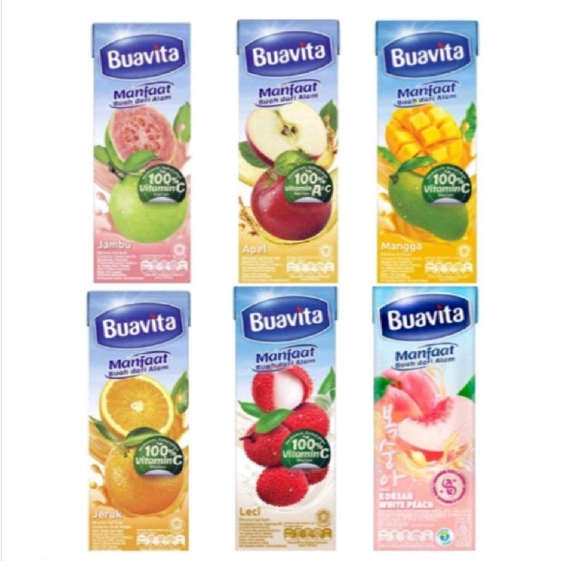 

(KHUSUS BATAM) BUAVITA MINUMAN BUAH ANEKA RASA 240 ML