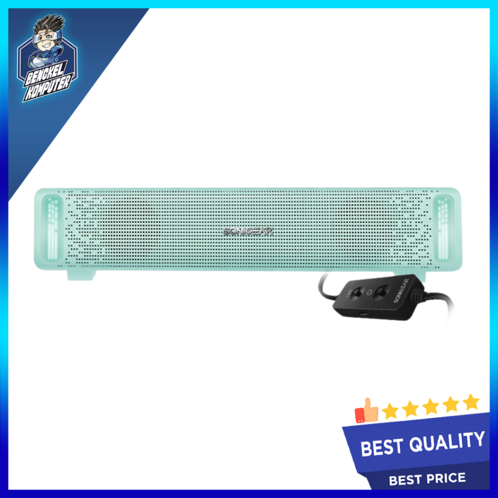 SPEAKER SOUNDBAR SONICBAR 200P+AMP MINT/PEACH/WHITE