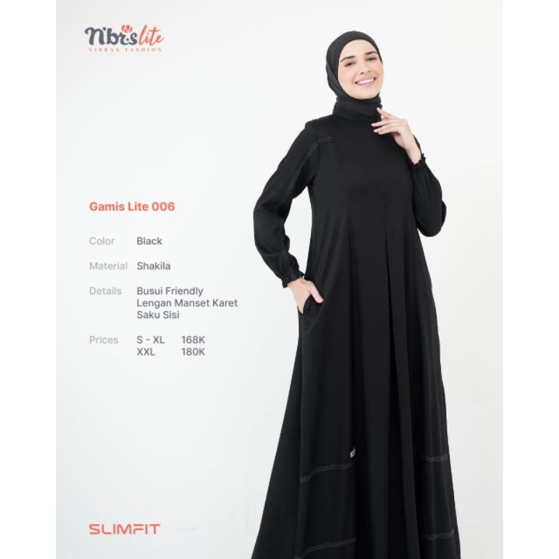 GAMIS NIBRAS LITE 006 gamis nbrs nibras NBRS
