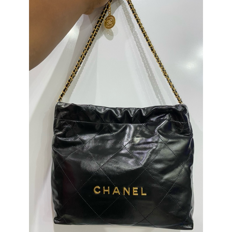 TAS HOBO SERUT WANITA HITAM FULL KULIT