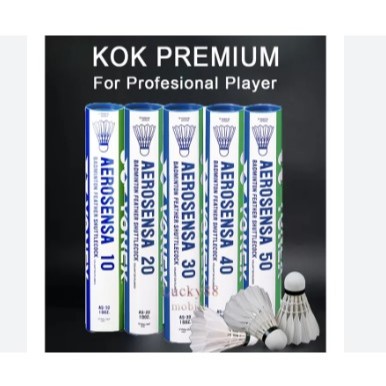 Yonex Aerosensa Badminton Shuttlecock [10/20/30/40/50] [12pcs]