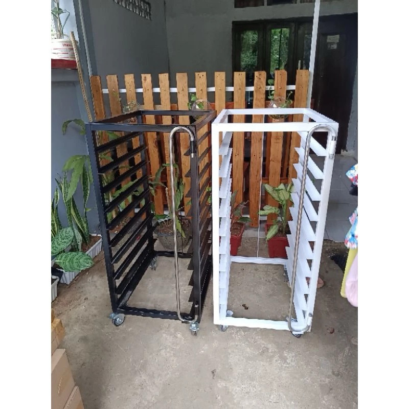 Trolley Tray bakery / Troli rak roti / Rak pendingin kue