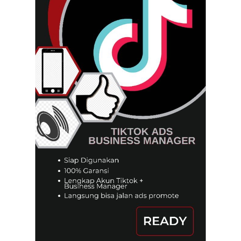 Akun Tiktok Ads + BM