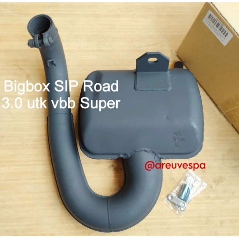 Knalpot Bigbox SIP Road 3.0 utk Super vbb by SIP Scootershop Germany