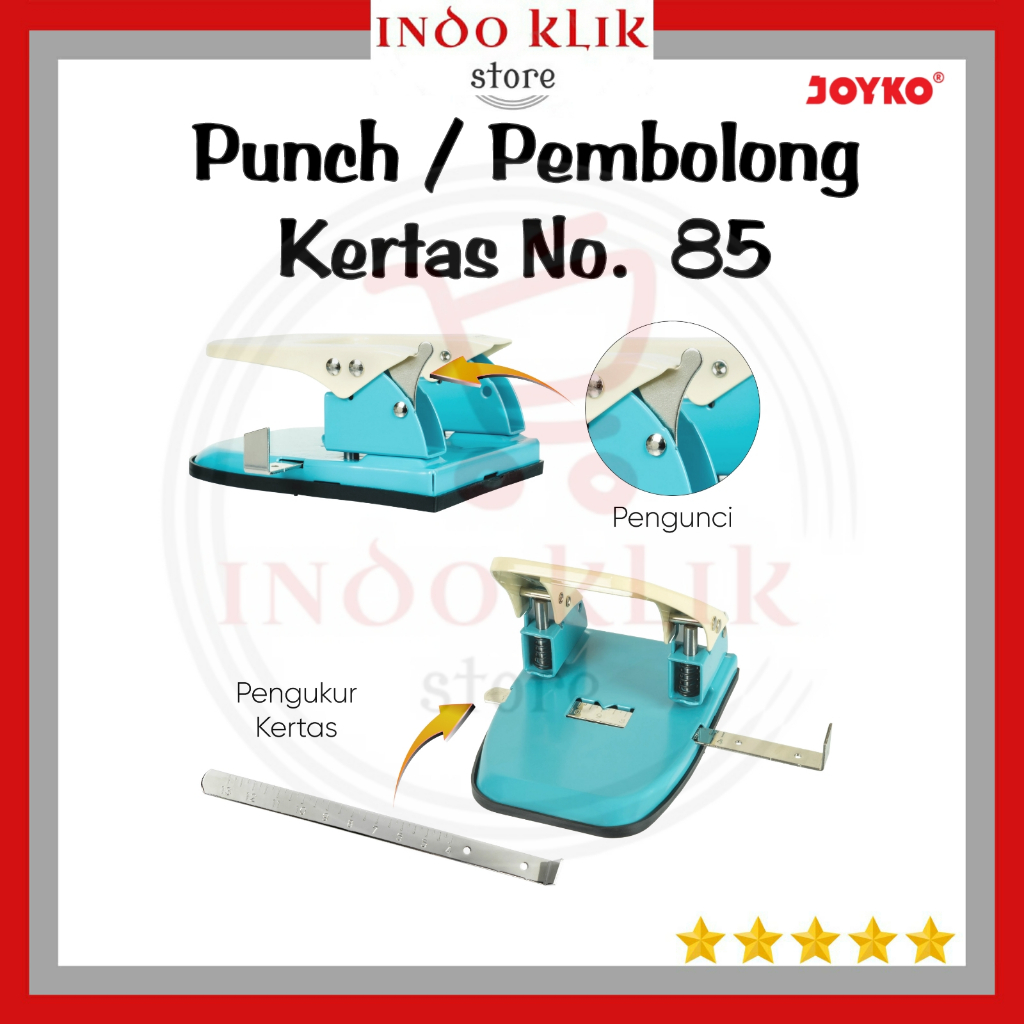 

Pembolong Kertas Joyko No 85 2 lubang/ Punch 2 Hole 85 B