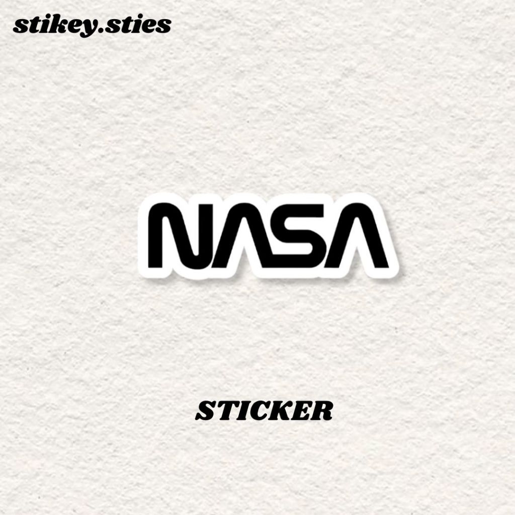 

STICKER NASA AESTHETIC BRAND ANTI AIR VINYL / STIKER HELM LAPTOP HP MOTOR TUMBLR TAS KOPER