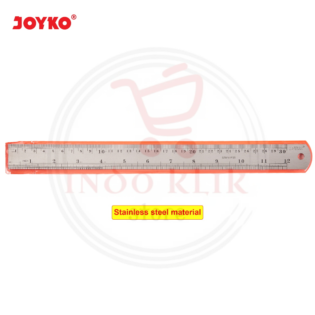 

Penggaris Besi Joyko 30 cm RL-ST30 /Ruller Stainless 30cm ST30