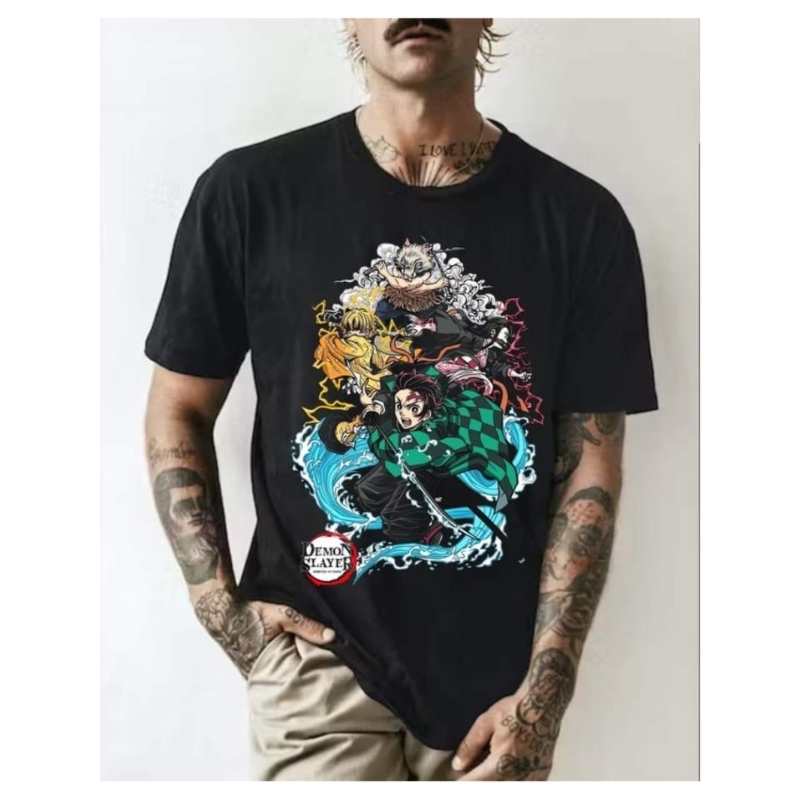 kaos t-shirt demon slayer