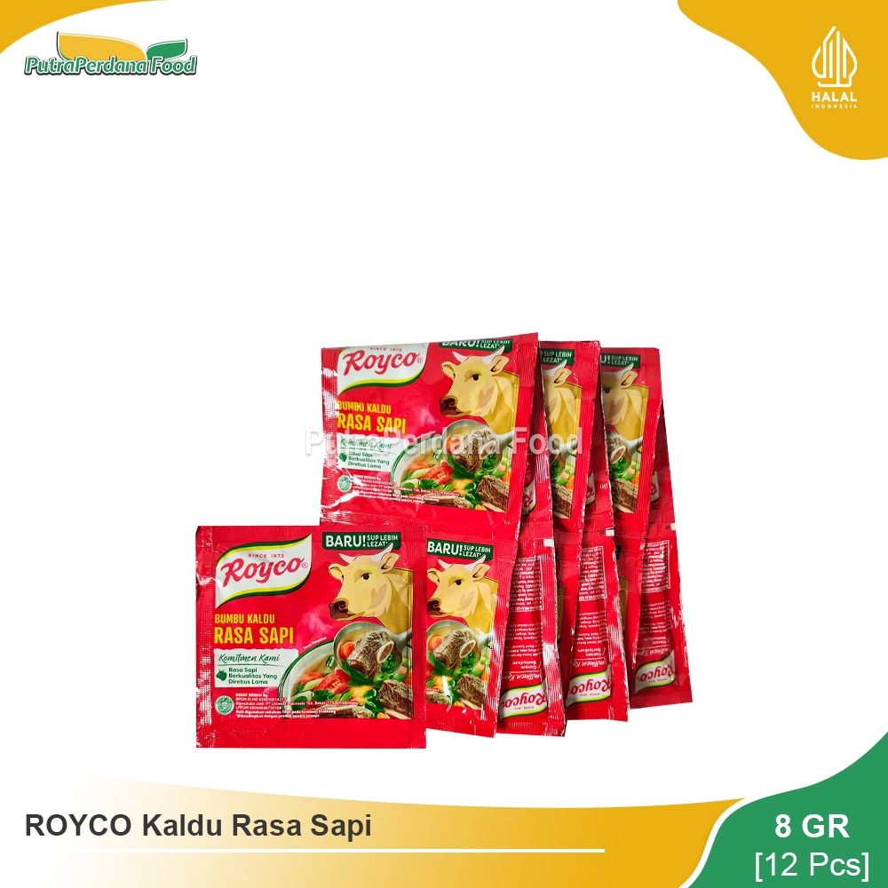 

ROYCO Rasa Sapi 8gr (12 Pcs)