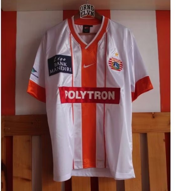 Jersey Bola Persija Retro Away 2002 *Rare